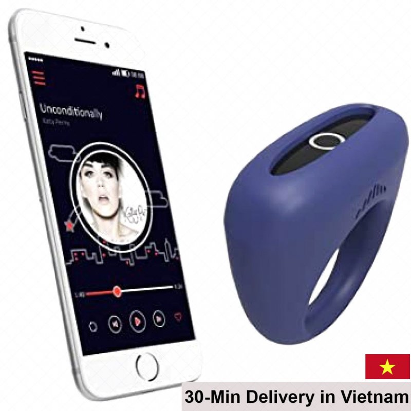 Magic Dante Smart Vibrating Penis Ring App Control Reusable 