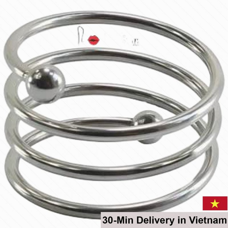 Unique Spring Style Penis Ring Prolong Ejaculation Enhance Sex 