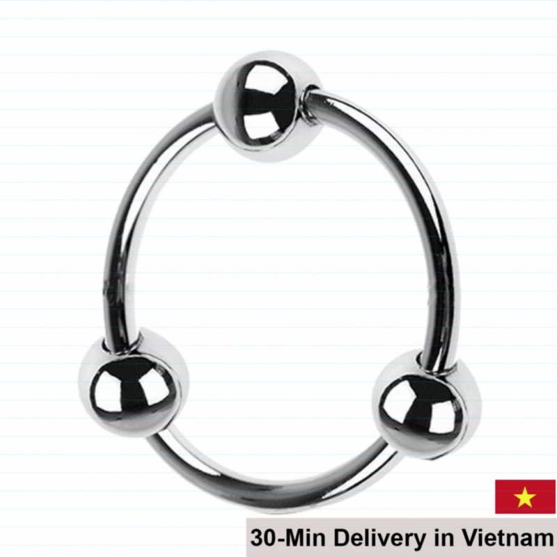 3 Beads Penis Ring Delay Ejaculation Boost Pleasure 