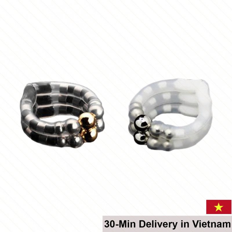 Joker Penis Ring Delay Ejaculation Silicone Metal Enhancer 