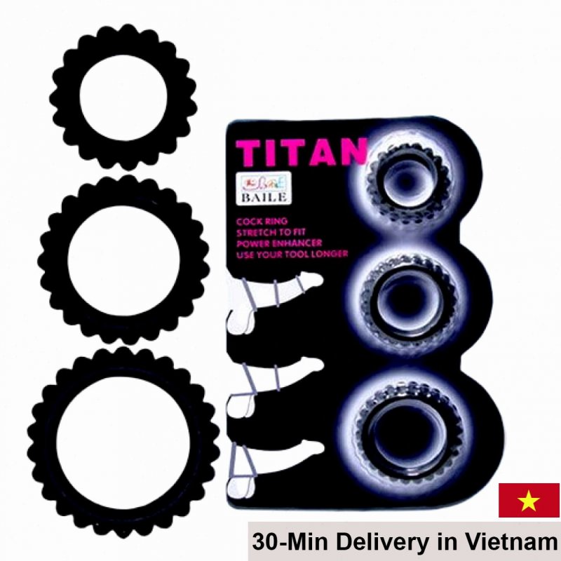 DC60U Silicone Cock Ring Delay Sex Enhancer for Men 
