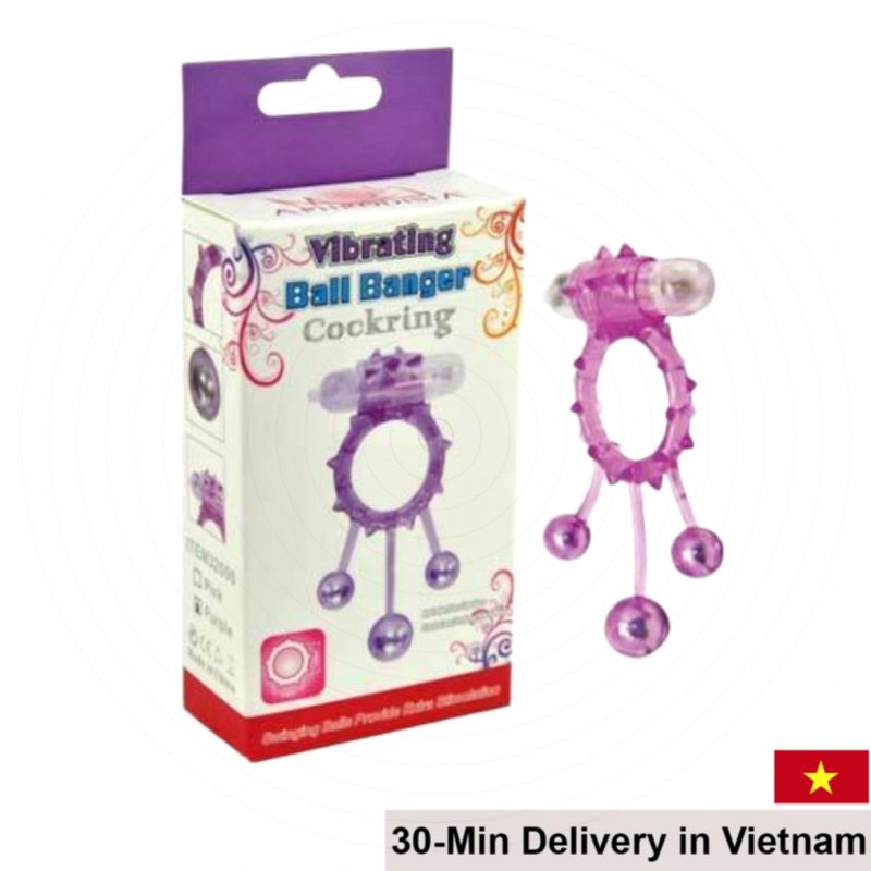 Ball Banger VD04 Vibrating Love Ring for Couples 