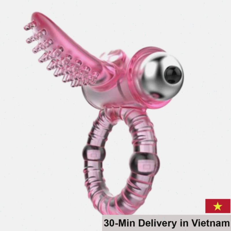 Baile Sweet Waterproof Soft Silicone Vibrating Ring 