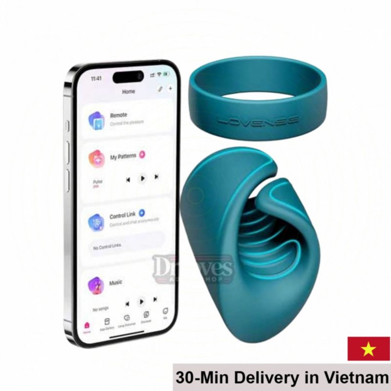 Lovense Gush Massage Ring App Controlled Powerful 