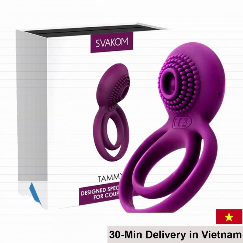 Svakom Tammy Premium Penis Ring Anti-Ejaculation Silicone 