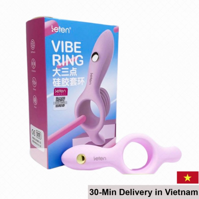 Leten Vibe Ring Multi-Point Vibrating Male Enhancer Comfortable Fit 