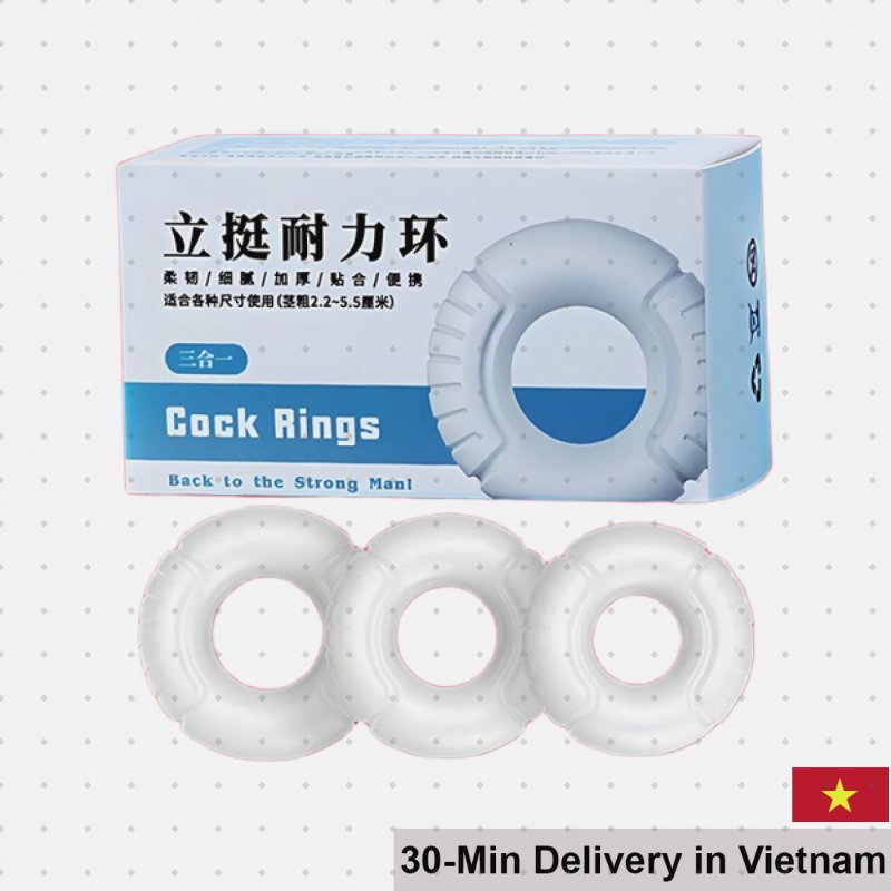 Gusdun Set 3 Delay Rings Enhance Stamina Pleasure 