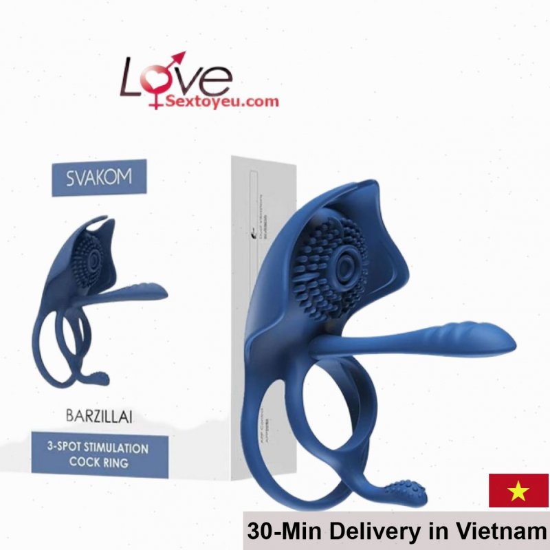Svakom Barzillai Tongue Vibrator App-Controlled Silicone Massager 