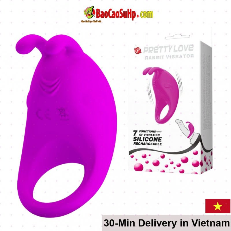 Prettylove Patty Compact Powerful Vibrating Cock Ring 