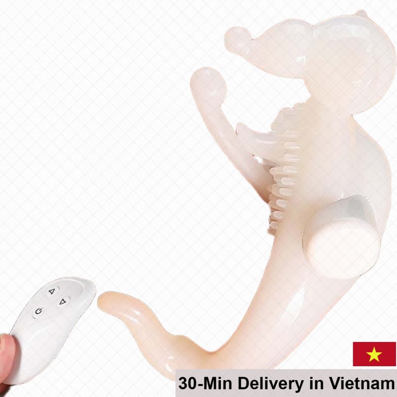 Jiuuy Long War Elephant Remote Control Vibrating Cock Ring 