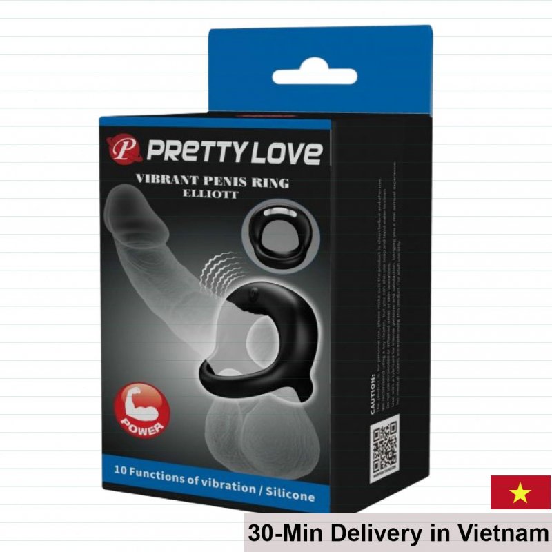 Pretty Love Elliott Vibrating Penis Ring Boost Passion 