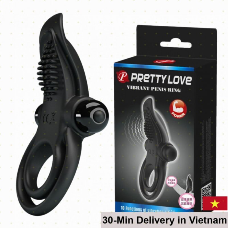 Pretty Love Vibrating Ring Delay Ejaculation Enhance Enjoyment 