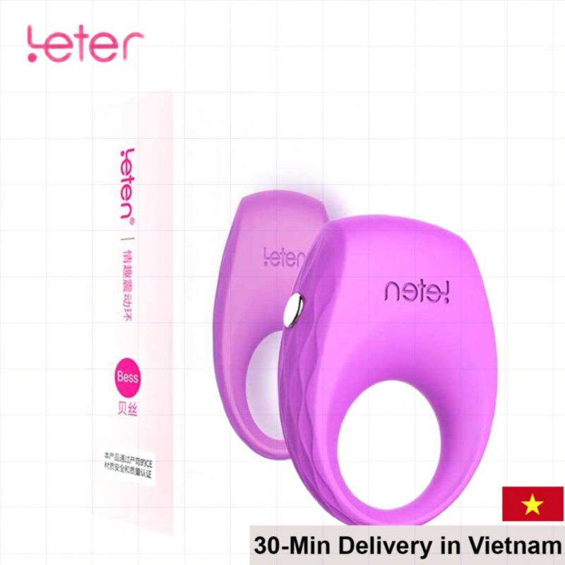 Leten Ellen Premium Delay Ring Waterproof Vibrator for Men 