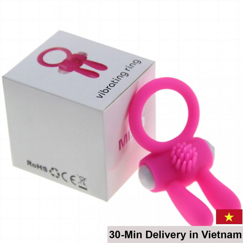 Rabbit Ear Vibrating Cock Ring for Extended Pleasure 