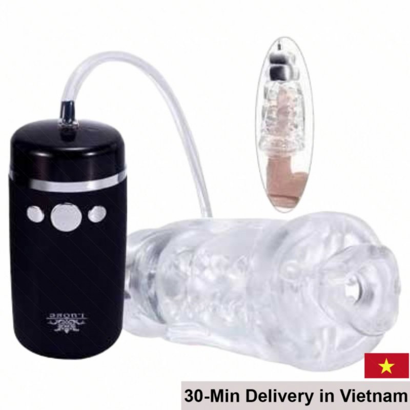 Automatic Male Sucking Vibrating Masturbator TPR ABS 