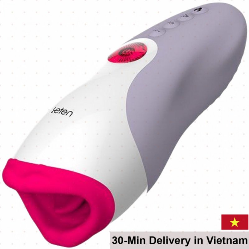 Leten Heated Oral Sex Massager with Sound for Men 