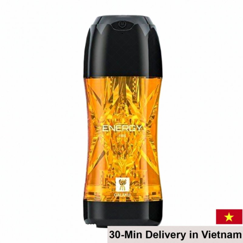 Galaku Energy Male Masturbator Multi-Vibration Orange 
