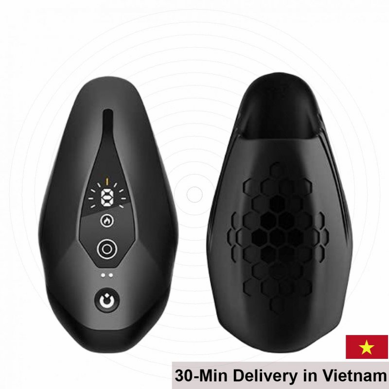 Yeain Black Hawk Male Masturbator Training Device Silicone 