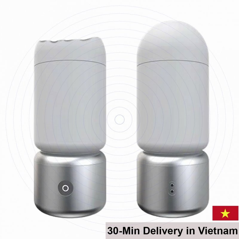 S-Hande Spirit Bomb Male Masturbator Vibrating Dual Parts 