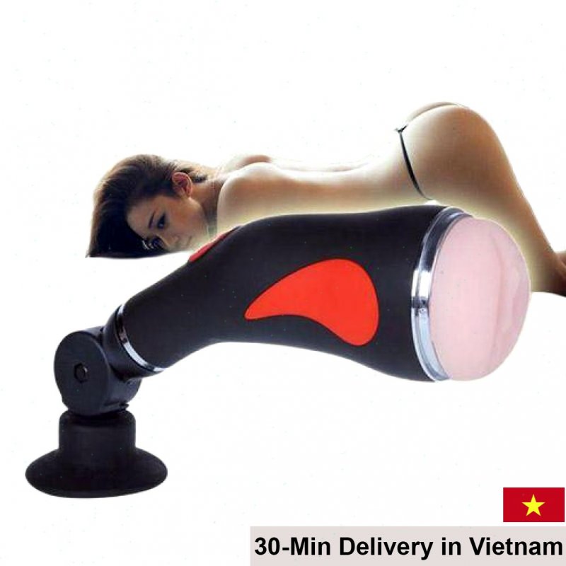 Young Cyclone Wall-Mount Silicone Male Masturbator Vibrate 