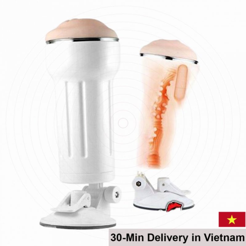 AK Hot 24cm Wall-Mounted USB Rechargeable Silicone Vibrator 