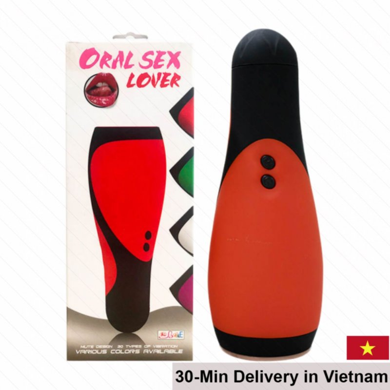 Baile Oral Sex Lover Red Black 30 Mode Vibrating Toy 