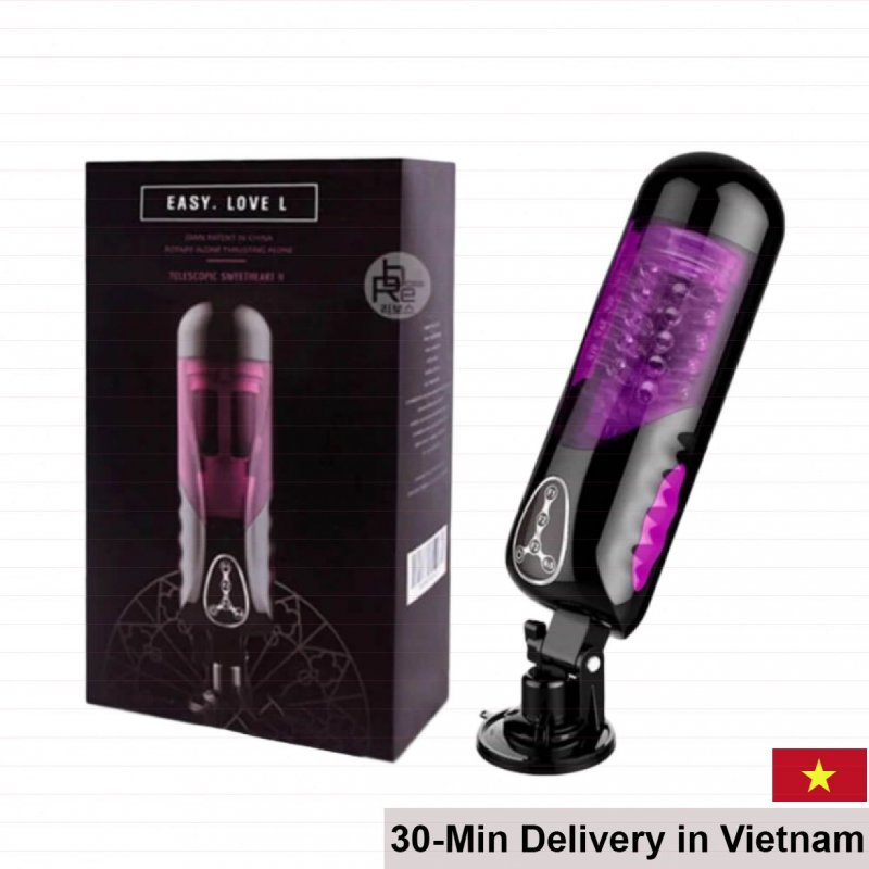 Easy Love L Auto Thrusting Rotating Wall-Lock Masturbator 