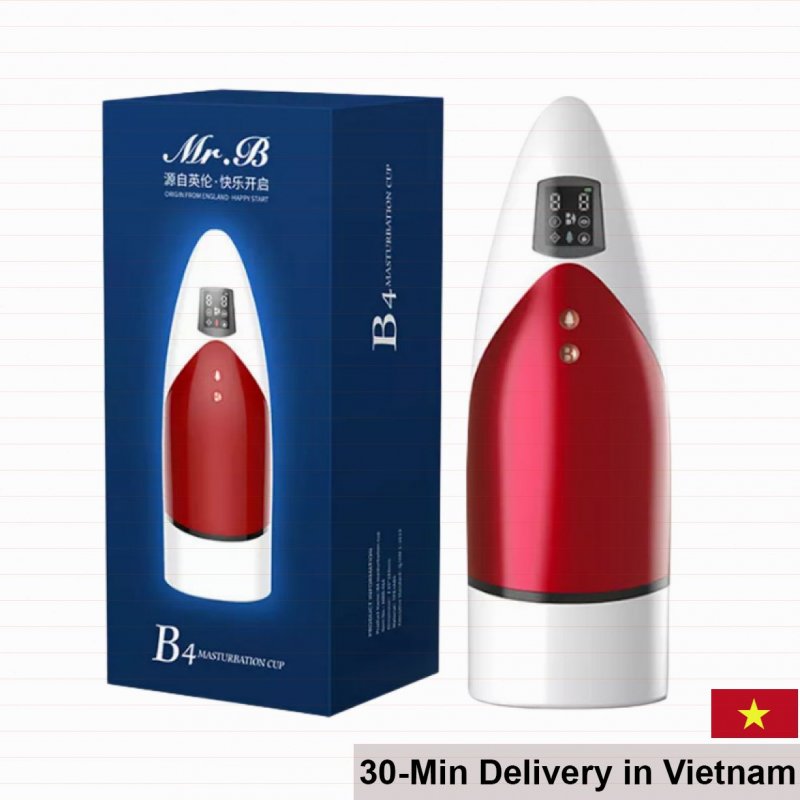 Mr.B B4 Multi-Mode Vibrating & Suction High-End Masturbator 
