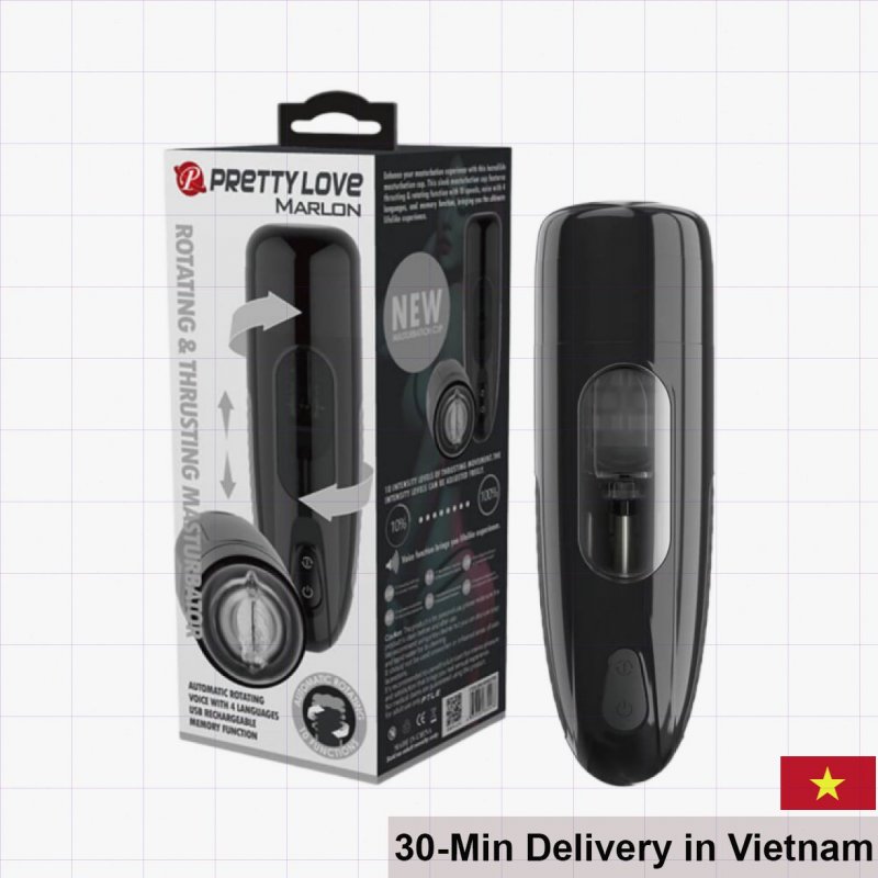 Pretty Love Marlon Soft Stretchy Realistic Male Masturbator 