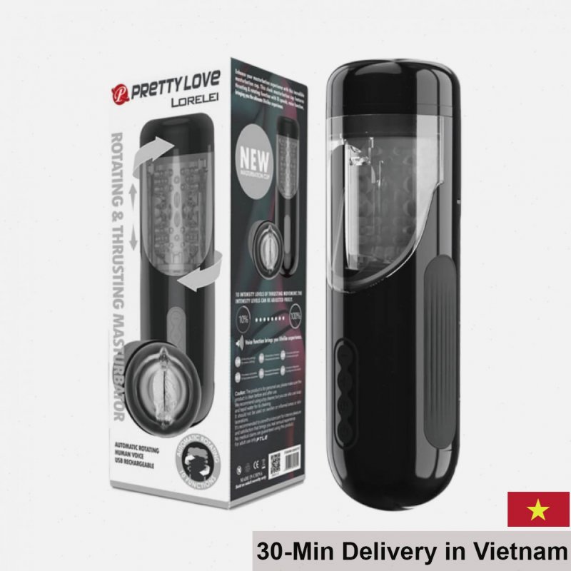 Pretty Love Lorelei Multi-mode Rotating Vibrating Masturbator 