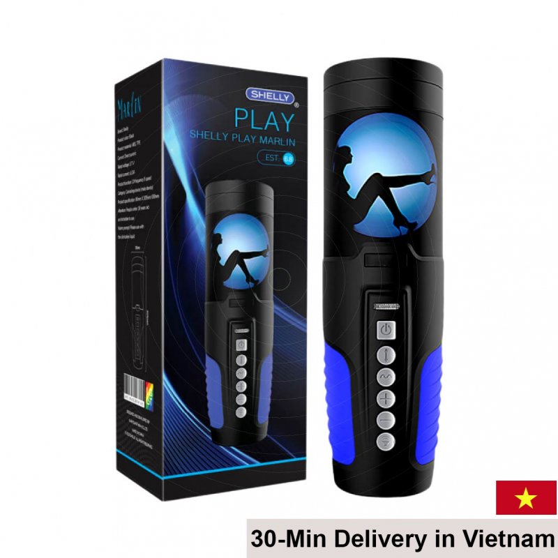 Shelly Play Marlin Multi-Speed 4D Realistic Masturbator 