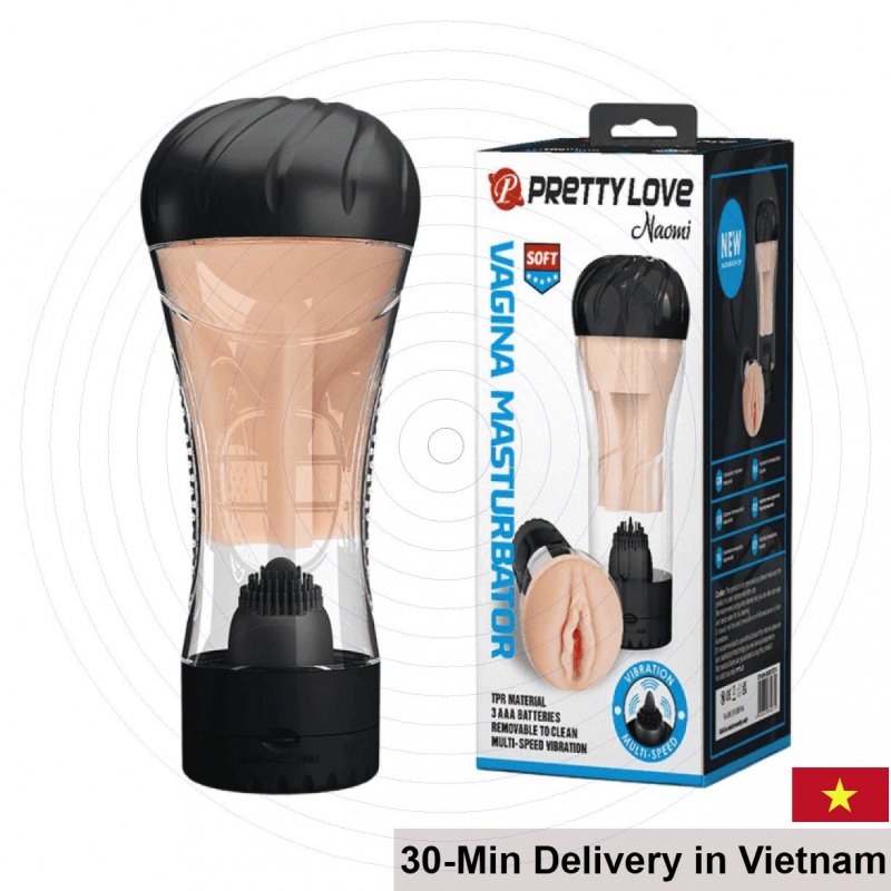 Pretty Love Naomi Realistic Silicone Masturbator with Veins 