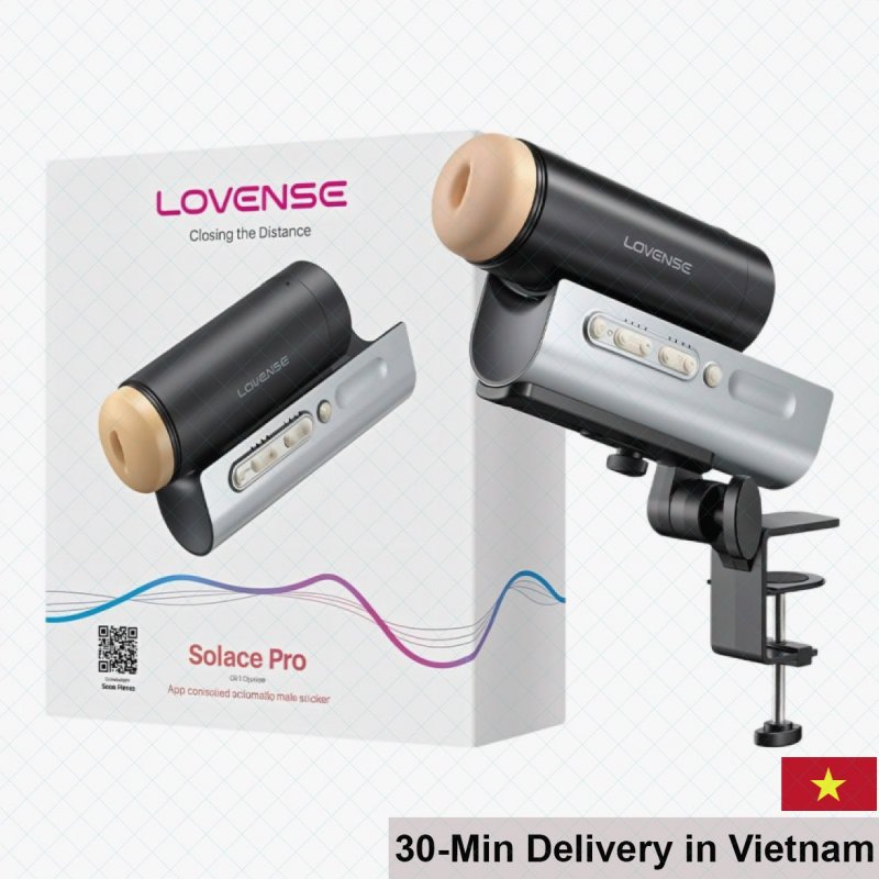 Lovense Solace Pro Smart Adjustable Masturbation Sleeve 