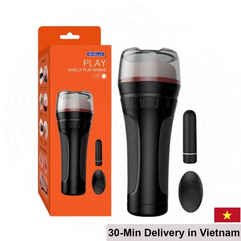 Shelly Play Winkie Multi Function Vibrating Male Masturbator 