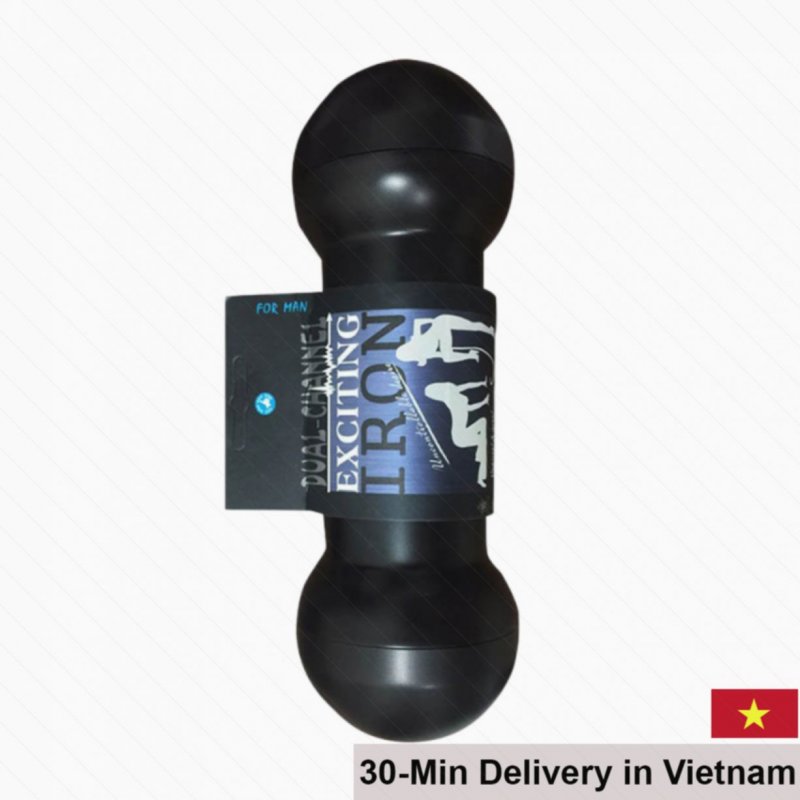 Magical Kiss Exciting Iron Dumbbell Shaped Male Masturbator Soft 