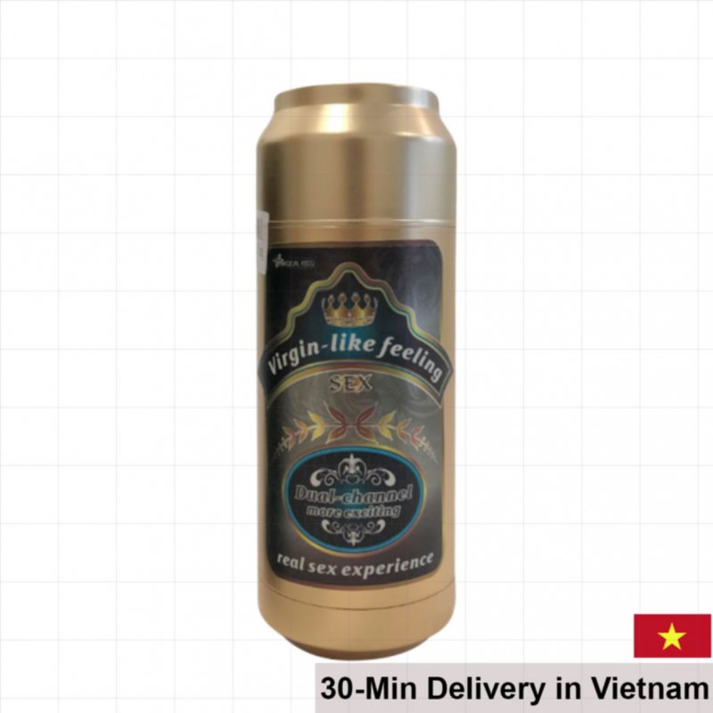 Magical Kiss Gold Beer Can Camouflaged Artificial Vagina 