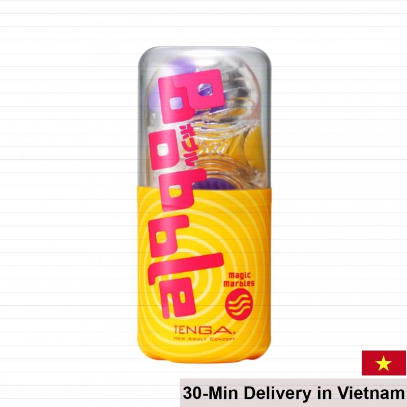 Tenga Bobble Magic Marbles Silicone Textured Male Masturbator 