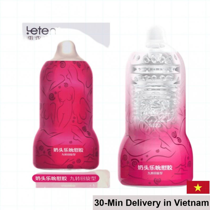 Leten Pink Nipple Sucking Male Masturbator Compact Travel 