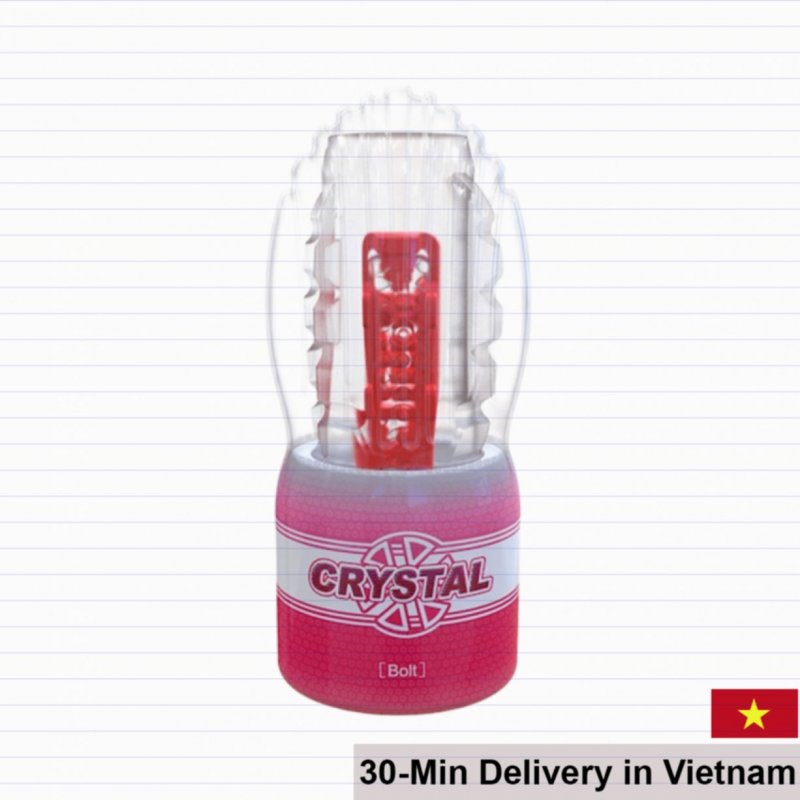 Crystal Bolt Transparent Masturbation Cup Intense Sensation 