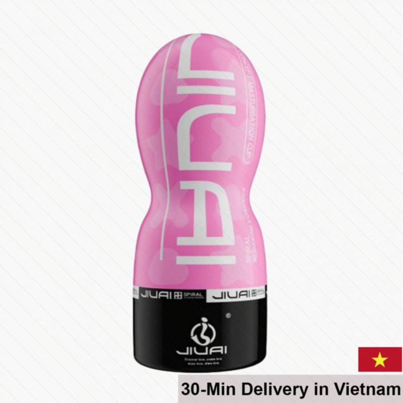 Jiuai Pink Compact Realistic Pussy Masturbator 