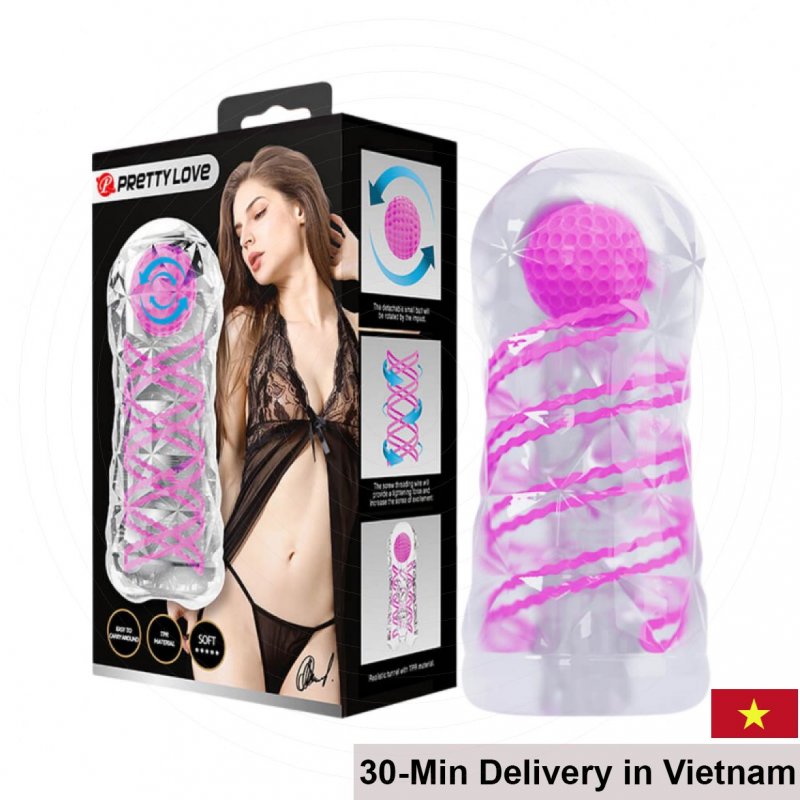 Pretty Love Fantasy Pink Masturbator Soft Realistic Silicone 