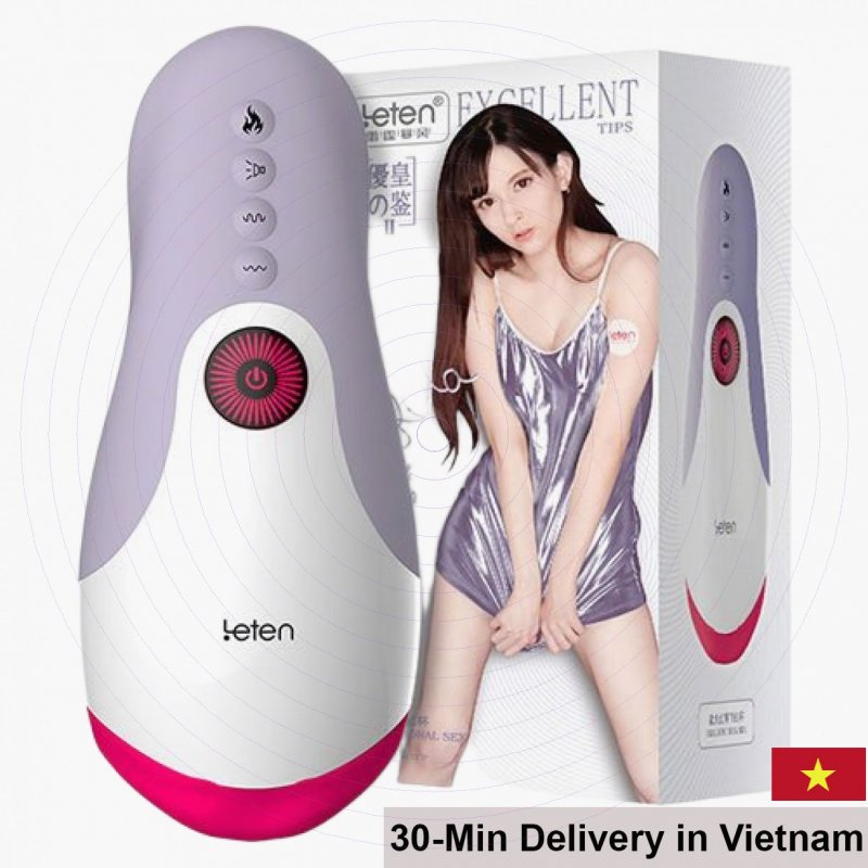 Leten Heated Suction Masturbator for Male Pleasure IPX7 