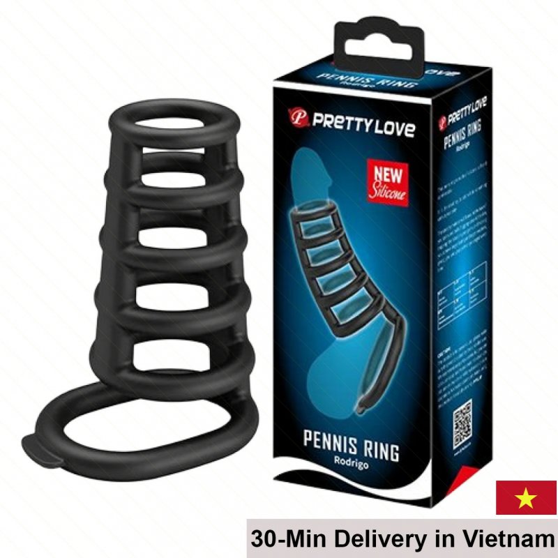 Pretty Love Rodrigo Silicone Penis Ring Delay Sex Toy 