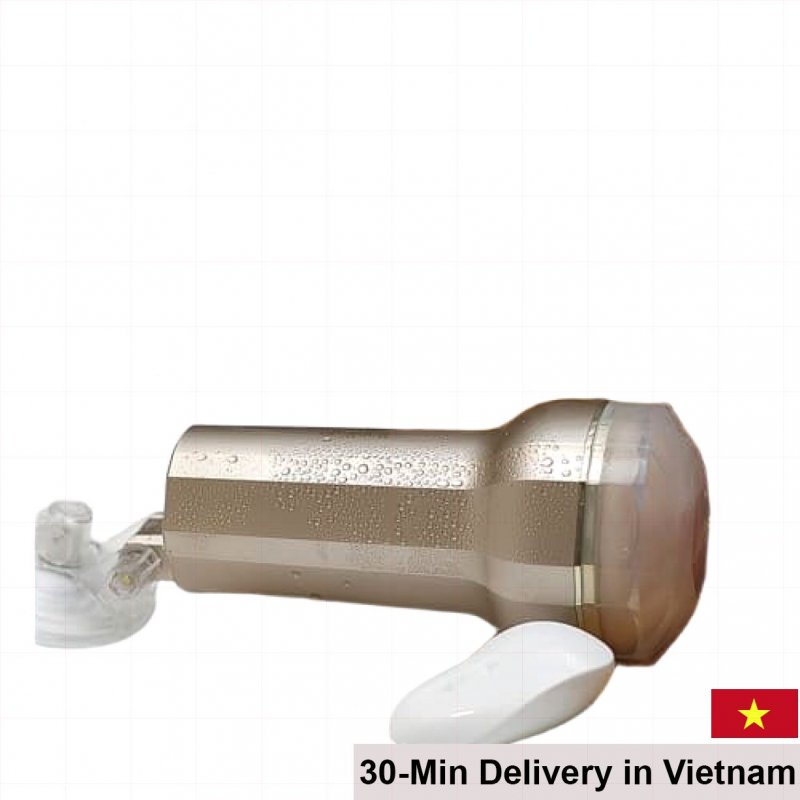 SHP1190 Mirabel Gold Wall-Mounted Premium Masturbator 