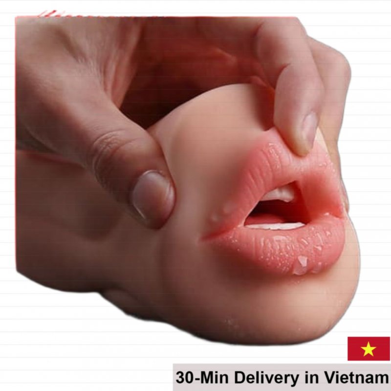 SHP1011 JIUAI Oral 3D Dual-Headed Realistic Sex Toy 
