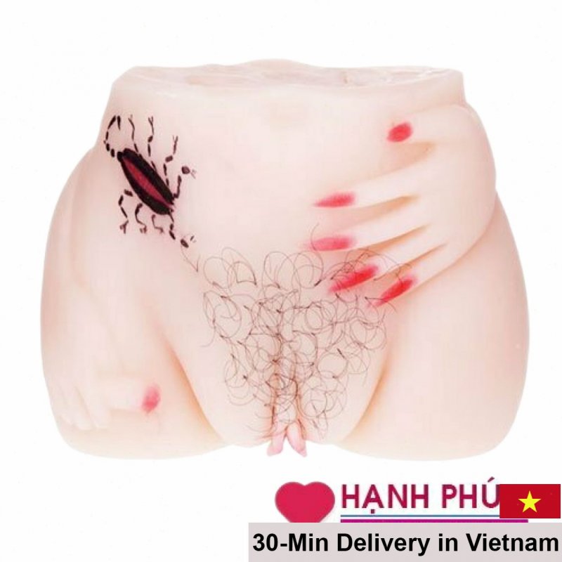 SHP796 Triple Function 3D Realistic Anal Pussy Masturbator 
