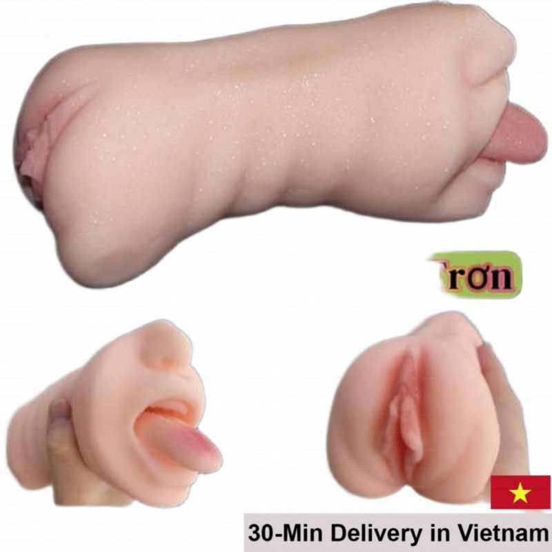 Baile Dual-Ended Silicone Oral & Vaginal Masturbator SHP1478 