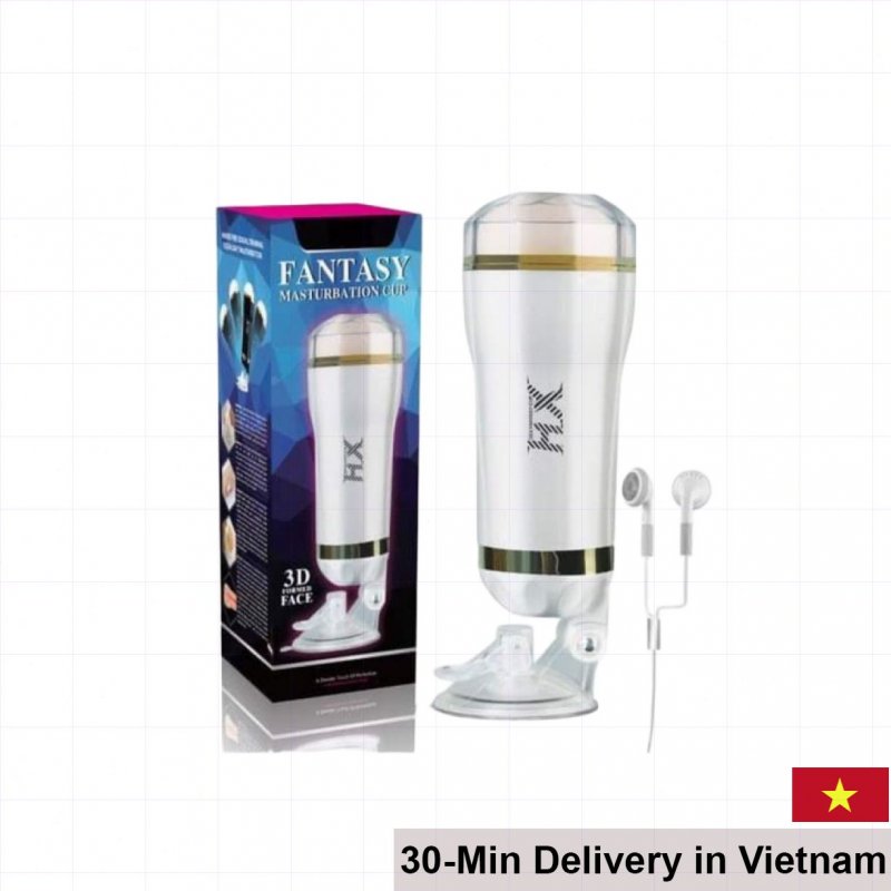Wall Mount Rumble Silicone Vibrating Oral Masturbator 