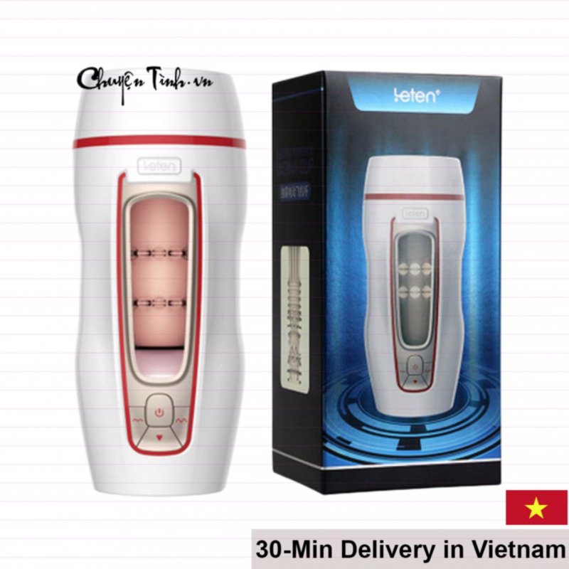 Leten Automatic Sucking Male Masturbator Realistic Pleasure Device 