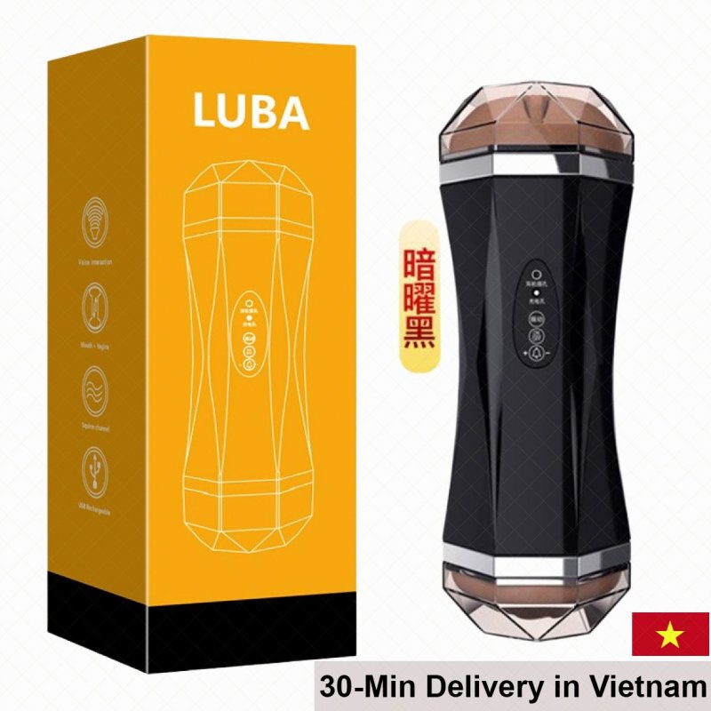 Jiuai Dual-Ended Vibrating Masturbator Soft Flexible Design 